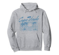 Cape Verde Distressed Beach Hoodie - Trendy Graphic Unisex - T-Shirt, Sweatshirt, Hoodie
