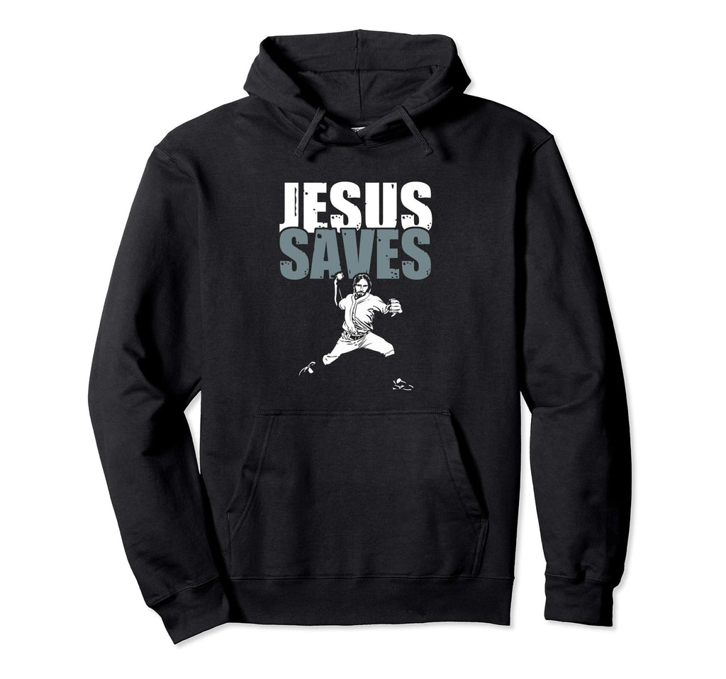 Jesus Saves Religious Christian Hoodie - Aesthetic Graphic Men Women - T-Shirt, Sweatshirt, Hoodie