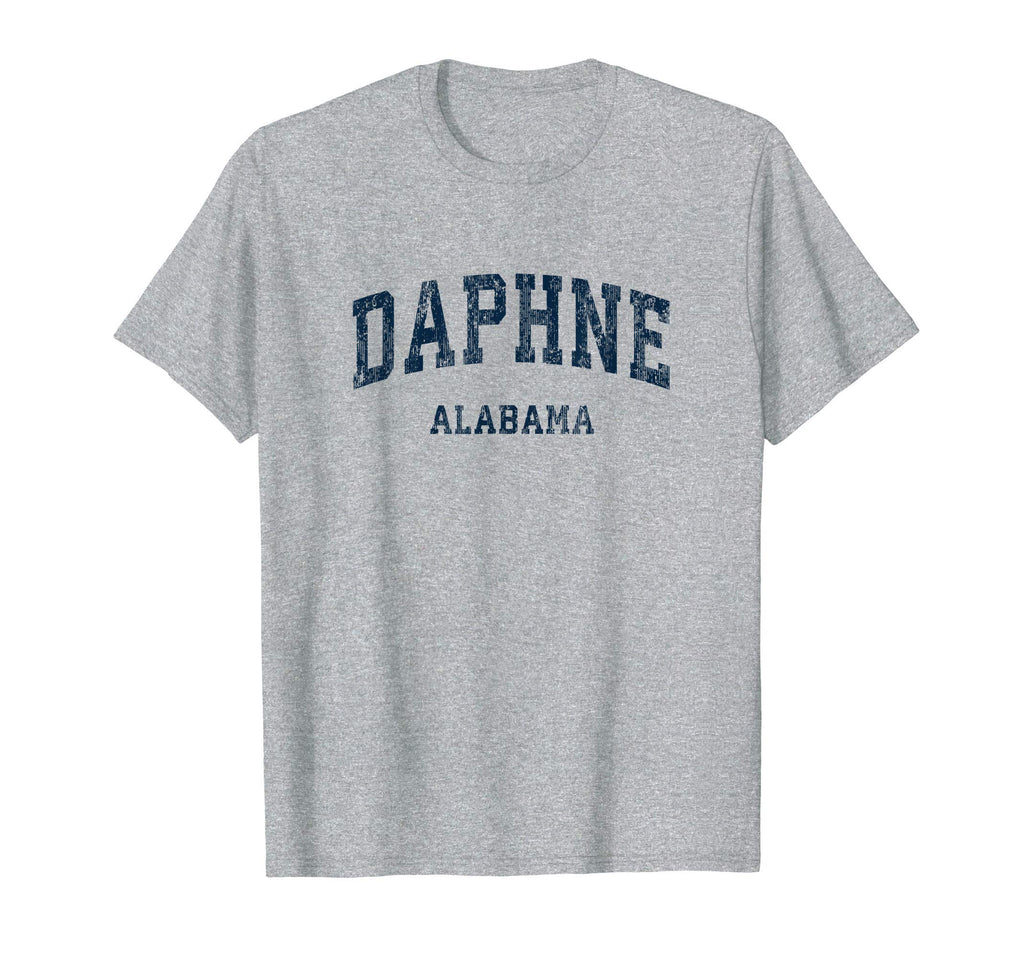 Daphne Alabama Al Varsity Sports Navy T-Shirt - Trendy Graphic Unisex - T-Shirt, Sweatshirt, Hoodie