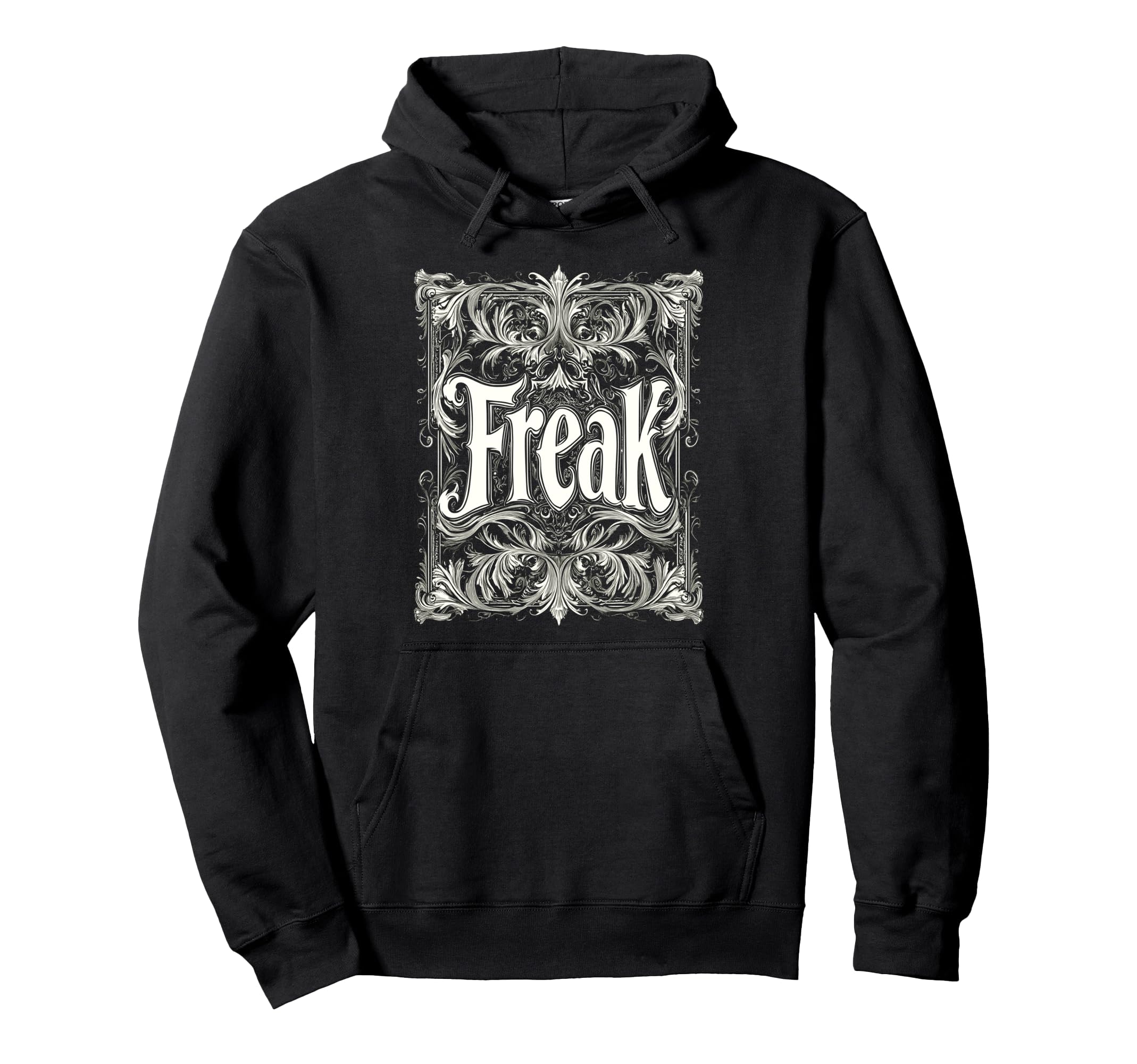 Freak Gothic Alt Grunge Hip Hop Y2K Hoodie - Minimalist Print for Adults - T-Shirt, Sweatshirt, Hoodie