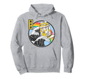Banana Milk Carton Surfing Wave Hoodie - Casual Everyday Wear Unisex - T-Shirt, Sweatshirt, Hoodie