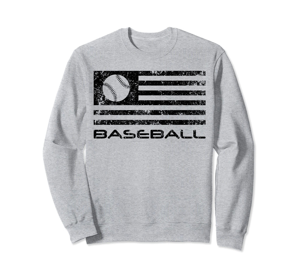 Baseball Flag American Baseball Sweatshirt - Streetwear Style for Adults - T-Shirt, Sweatshirt, Hoodie
