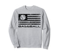 Baseball Flag American Baseball Sweatshirt - Streetwear Style for Adults - T-Shirt, Sweatshirt, Hoodie