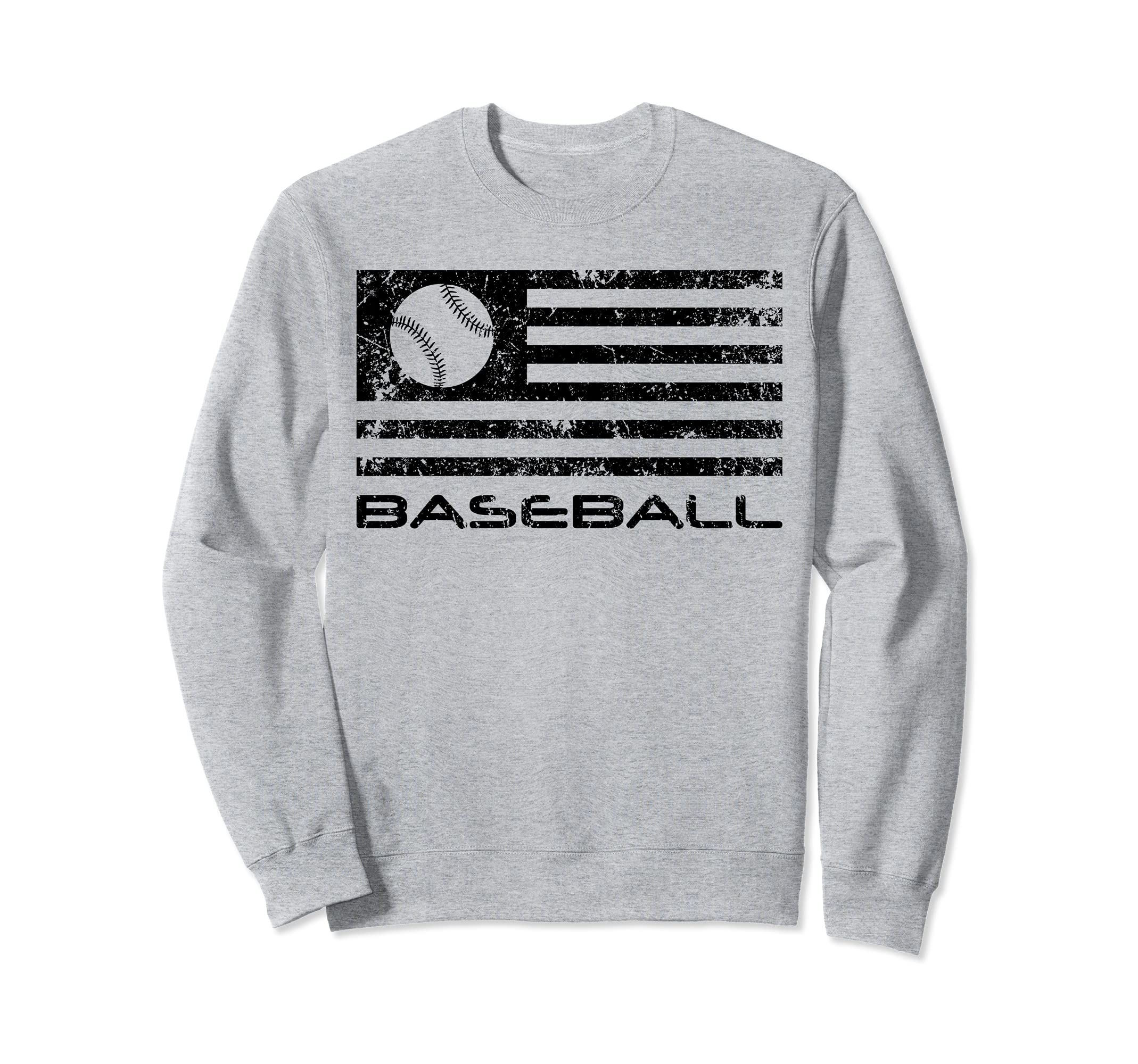 Baseball Flag American Baseball Sweatshirt - Streetwear Style for Adults - T-Shirt, Sweatshirt, Hoodie