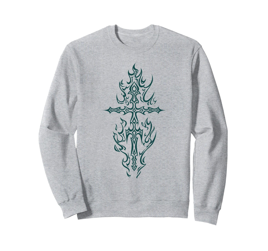 Alt Gothic Cross Y2K Trad Mall Goth Sweatshirt - Unique Graphic Men Women - T-Shirt, Sweatshirt, Hoodie
