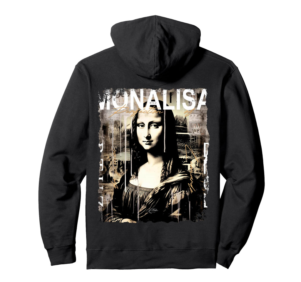 Mona Lisa Art Y2K Back Streetwear Hoodie - Streetwear Style Men Women - T-Shirt, Sweatshirt, Hoodie