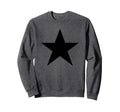 Black Star Y2K Aesthetic Mcbling Sweatshirt - Minimalist Print Unisex - T-Shirt, Sweatshirt, Hoodie