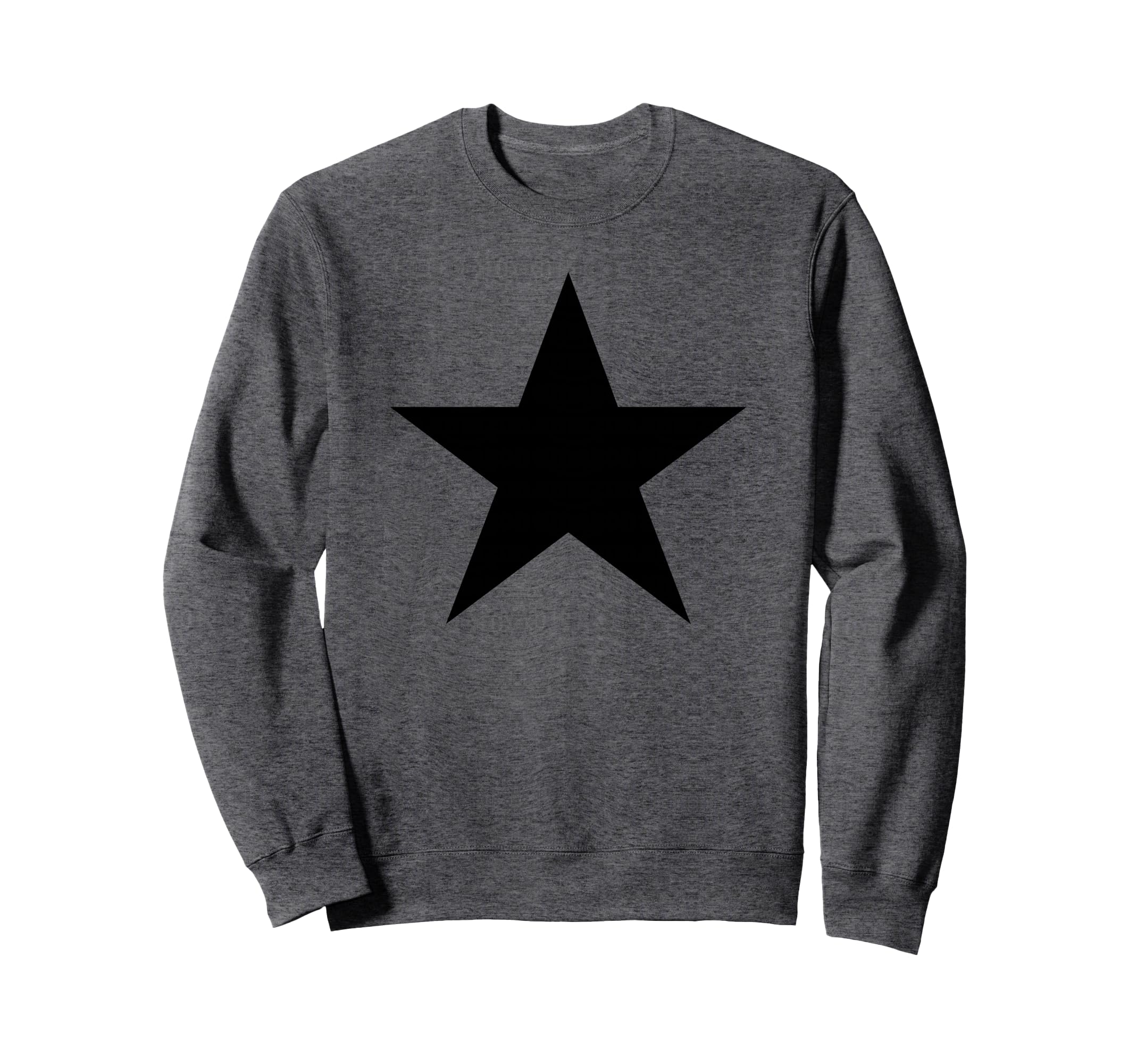 Black Star Y2K Aesthetic Mcbling Sweatshirt - Minimalist Print Unisex - T-Shirt, Sweatshirt, Hoodie