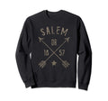 Salem Oregon Distressed Boho Home Sweatshirt - Fun Novelty Design Unisex - T-Shirt, Sweatshirt, Hoodie