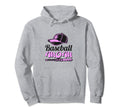 Baseball Mom Club Hoodie - Aesthetic Graphic Men Women - T-Shirt, Sweatshirt, Hoodie