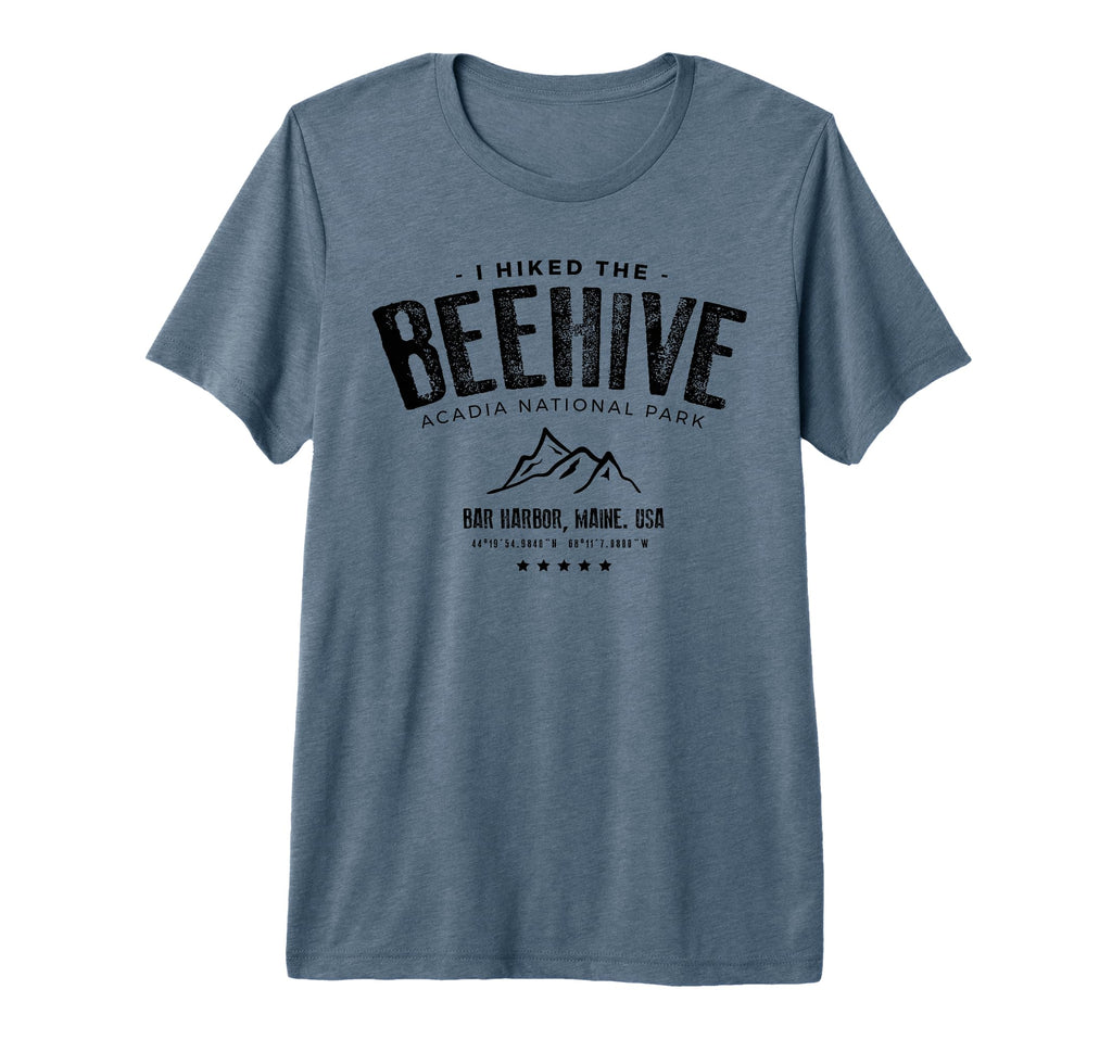 I Hiked Beehive Trail Acadia National T-Shirt - Trendy Graphic Men Women - T-Shirt, Sweatshirt, Hoodie