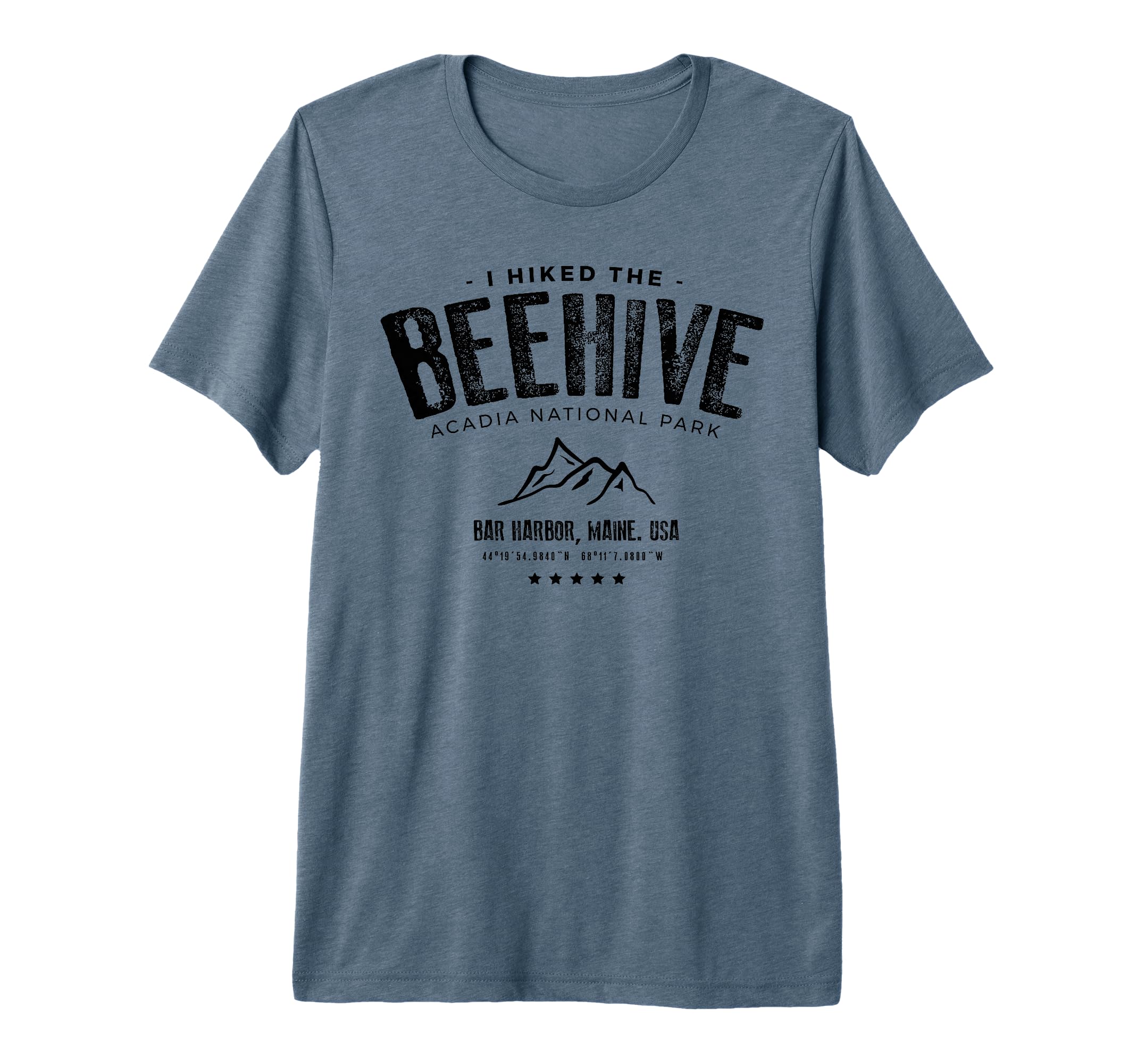 I Hiked Beehive Trail Acadia National T-Shirt - Trendy Graphic Men Women - T-Shirt, Sweatshirt, Hoodie