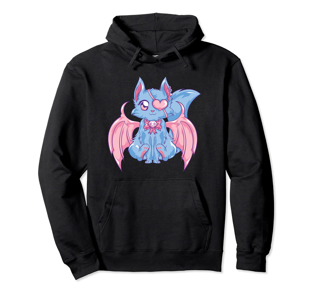 Kawaii Cat Japan Anime Otaku Manga Hoodie - Aesthetic Graphic Unisex - T-Shirt, Sweatshirt, Hoodie