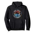 Del Mar California Ca 70S Hoodie - Minimalist Print Men Women - T-Shirt, Sweatshirt, Hoodie