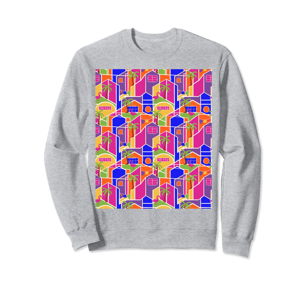 Y2K Aesthetic Malibu Beach House Sweatshirt - Trendy Graphic Unisex - T-Shirt, Sweatshirt, Hoodie