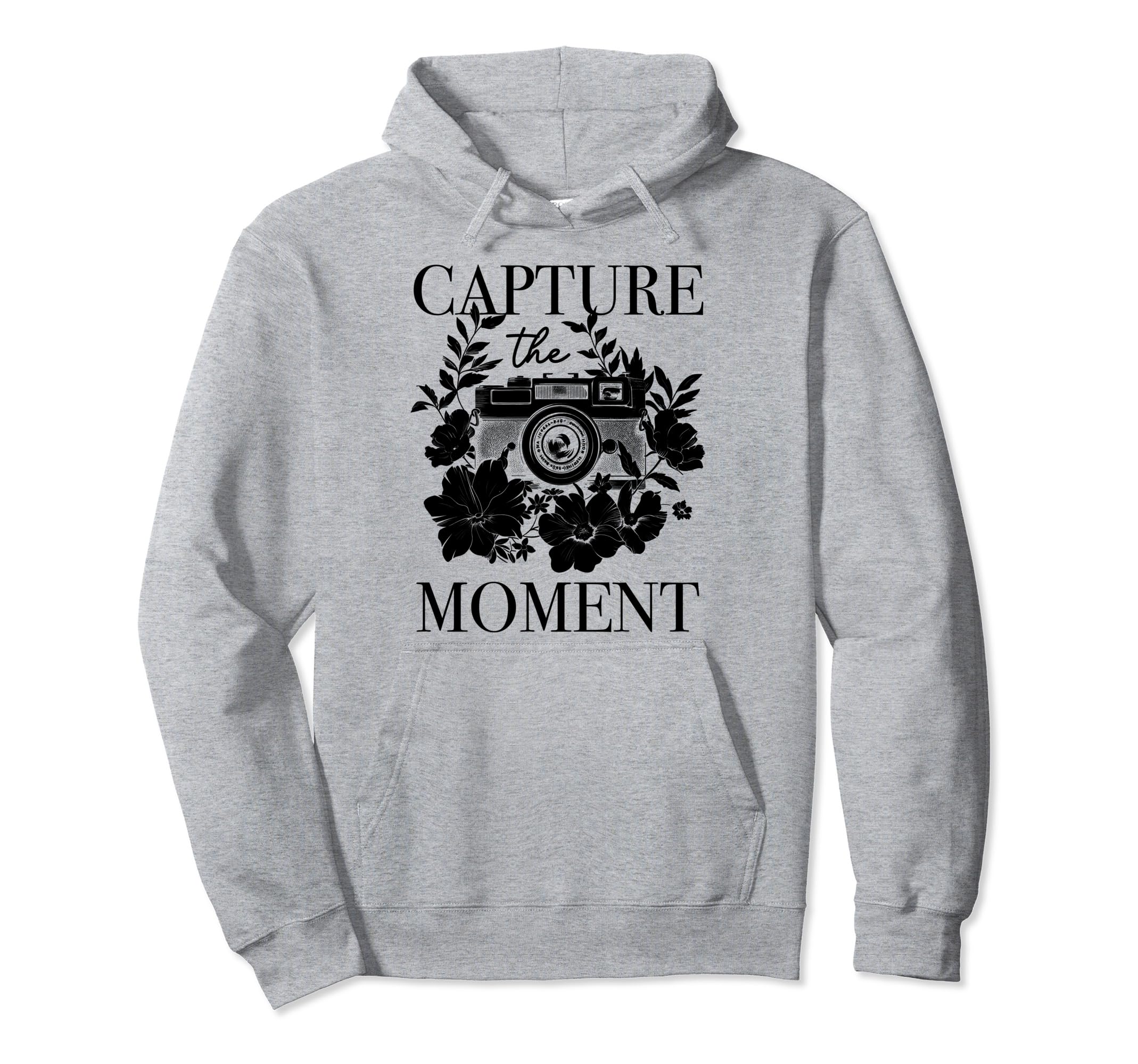Photographer Capture Moment Camera Hoodie - Fun Novelty Design Unisex - T-Shirt, Sweatshirt, Hoodie
