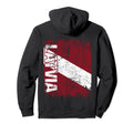 Latvia Flag Distressed Latvia Hoodie - Casual Everyday Wear for Adults - T-Shirt, Sweatshirt, Hoodie