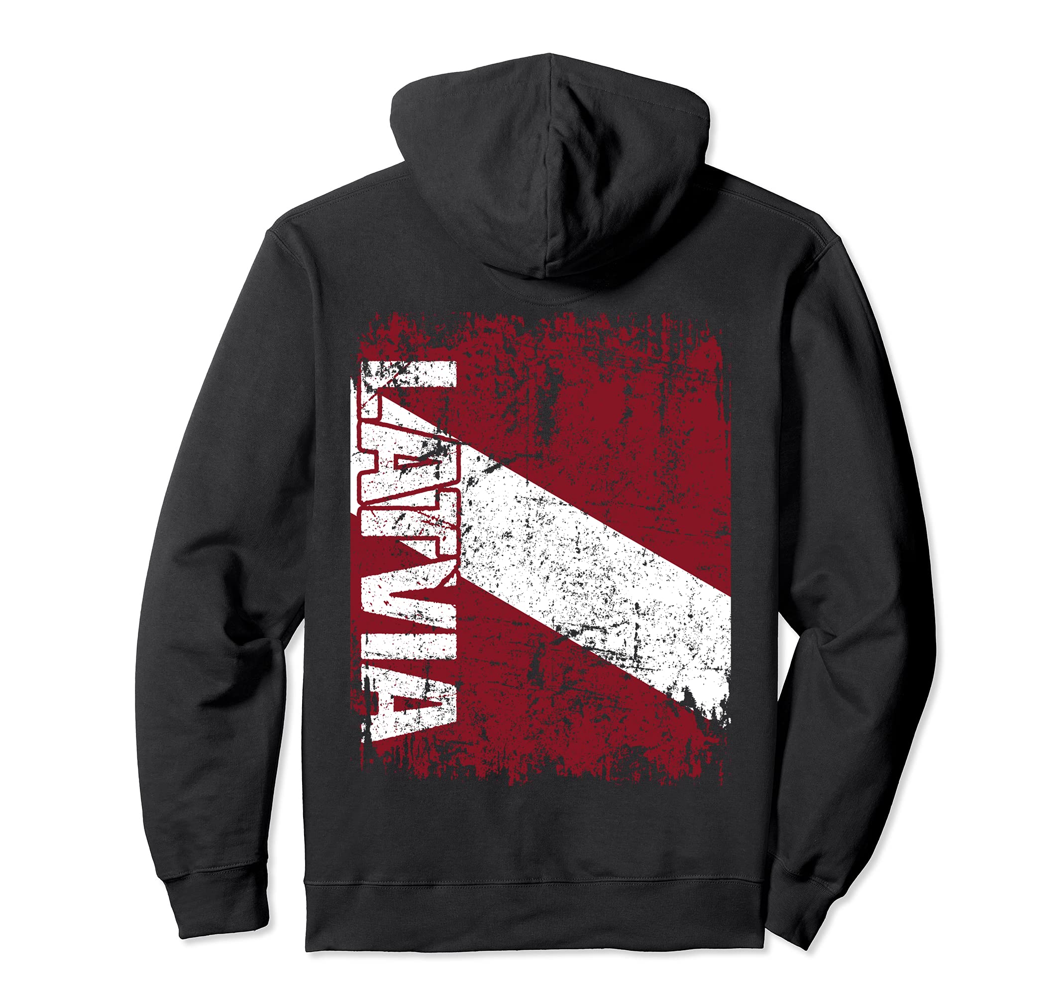 Latvia Flag Distressed Latvia Hoodie - Casual Everyday Wear for Adults - T-Shirt, Sweatshirt, Hoodie