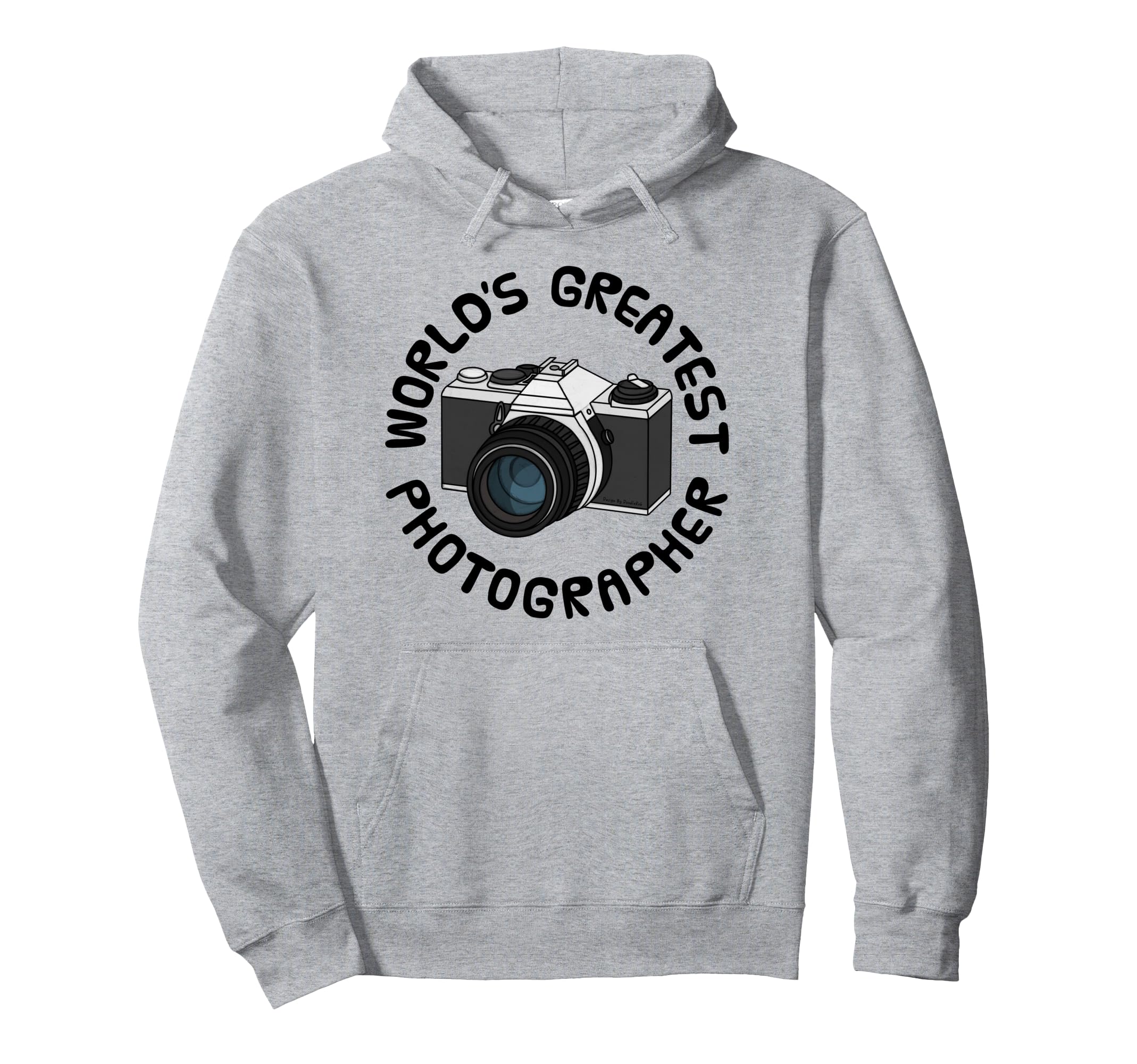 Worlds Greatest Photographer Camera Hoodie - Trendy Graphic Unisex - T-Shirt, Sweatshirt, Hoodie