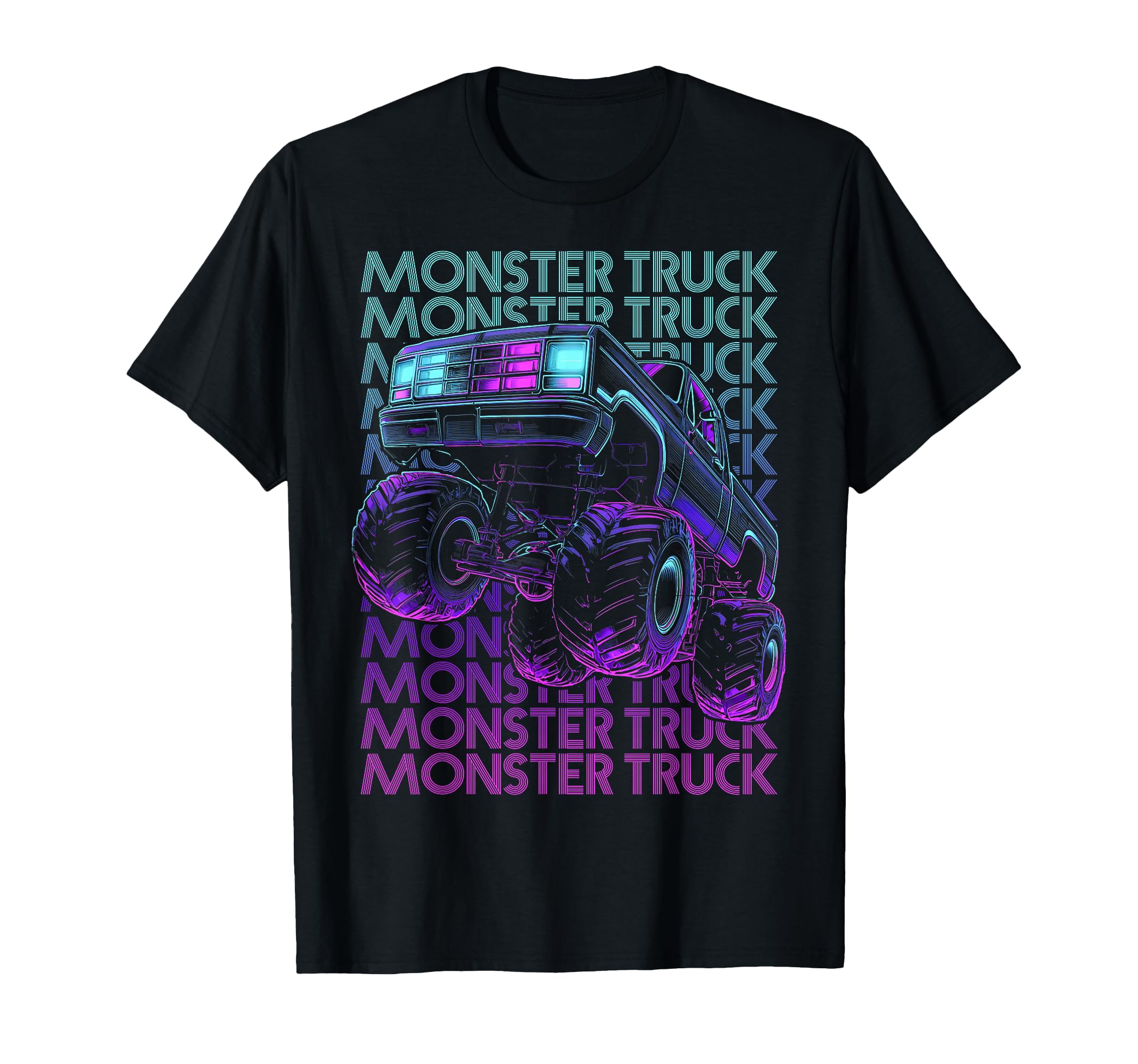 Monster Trucks 4 Wheeler Offroad T-Shirt - Graphic Print Men Women - T-Shirt, Sweatshirt, Hoodie