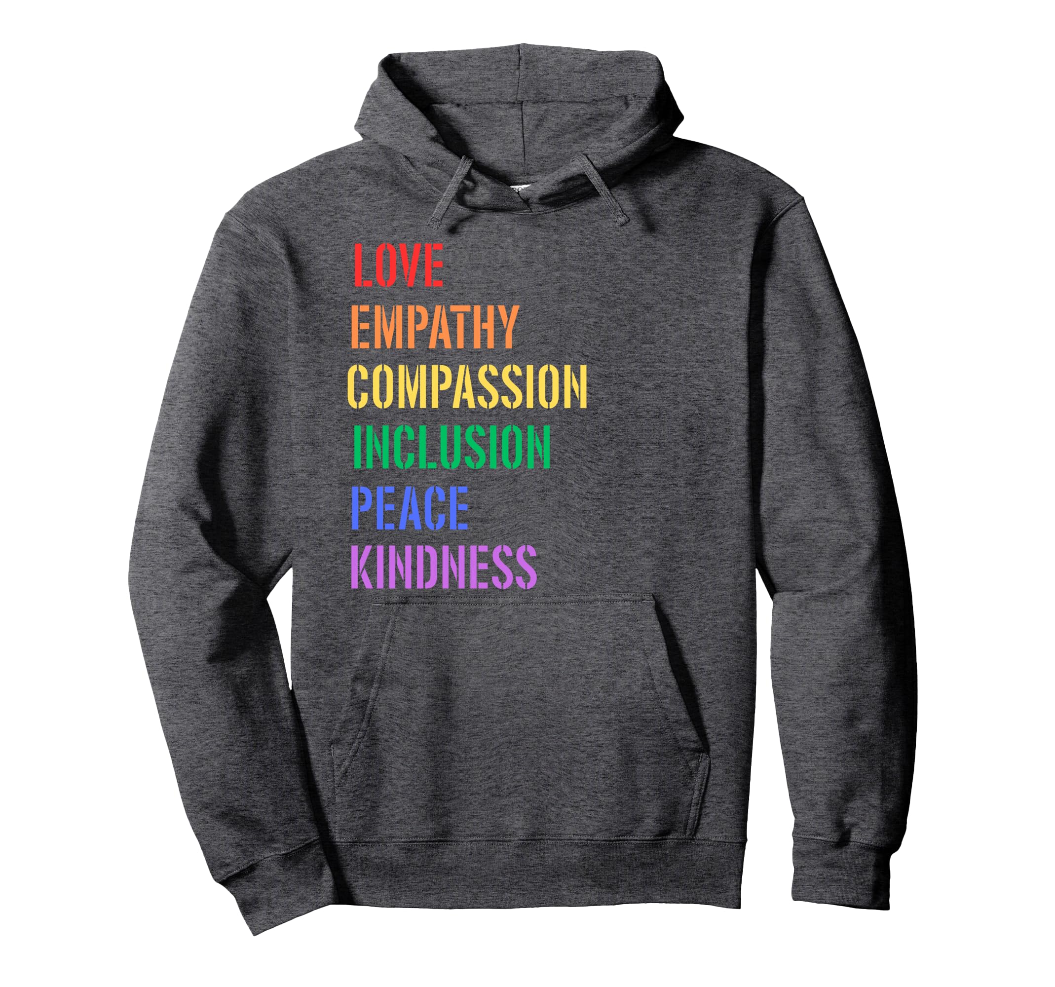 Spread Love Empathy Compassion Peace Hoodie - Custom Art Print for Adults - T-Shirt, Sweatshirt, Hoodie