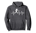 Baseball Heartbeat Pulse Hoodie - Novelty Apparel for Adults - T-Shirt, Sweatshirt, Hoodie