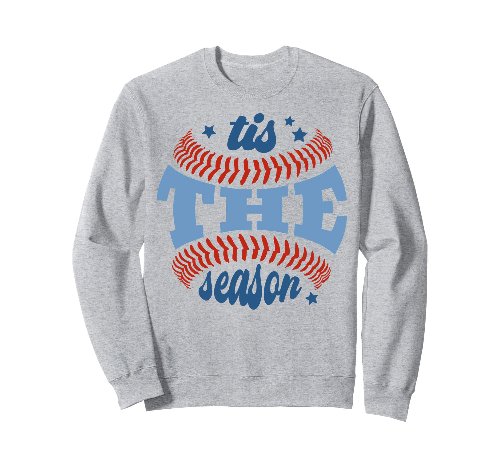 Tis Season Baseball Mom Enthusiast Sweatshirt - Novelty Apparel for Adults - T-Shirt, Sweatshirt, Hoodie