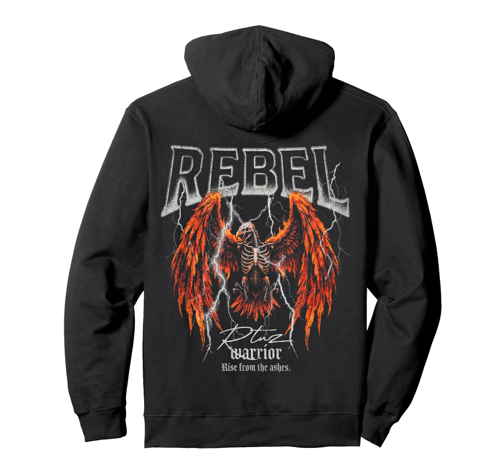 Back Y2K Streetwear Phoenix Hoodie - Aesthetic Graphic for Adults - T-Shirt, Sweatshirt, Hoodie