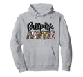 Ballpark Auntie Softball Baseball Aunt Hoodie - Graphic Print for Adults - T-Shirt, Sweatshirt, Hoodie