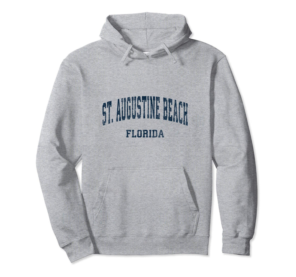 St Augustine Beach Florida Fl Varsity Hoodie - Custom Art Print for Adults - T-Shirt, Sweatshirt, Hoodie
