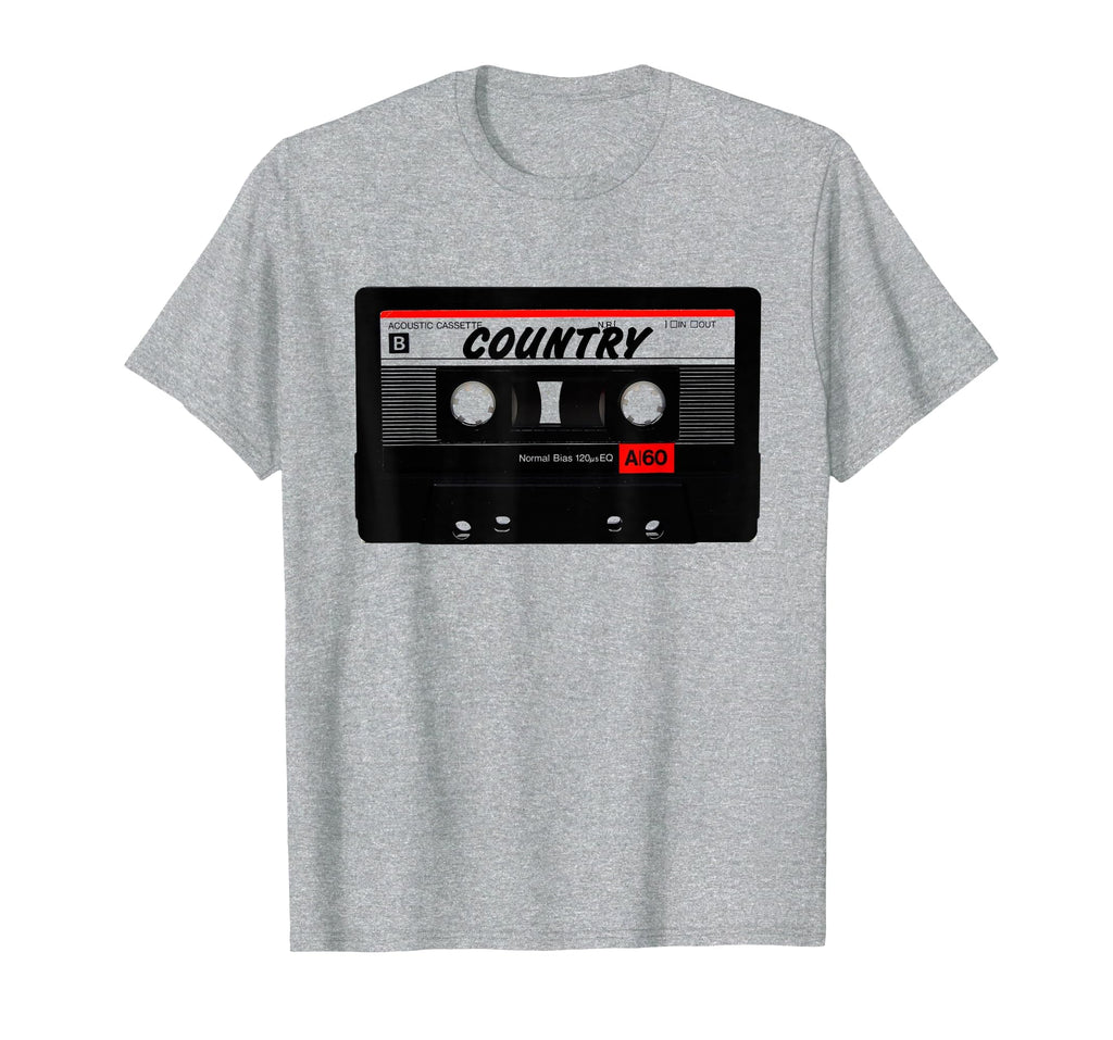 Country Music Mixtape 90S 80S 70S T-Shirt - Custom Art Print for Adults - T-Shirt, Sweatshirt, Hoodie
