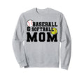 Baseball Softball Mom Softball Sweatshirt - Aesthetic Graphic Unisex - T-Shirt, Sweatshirt, Hoodie