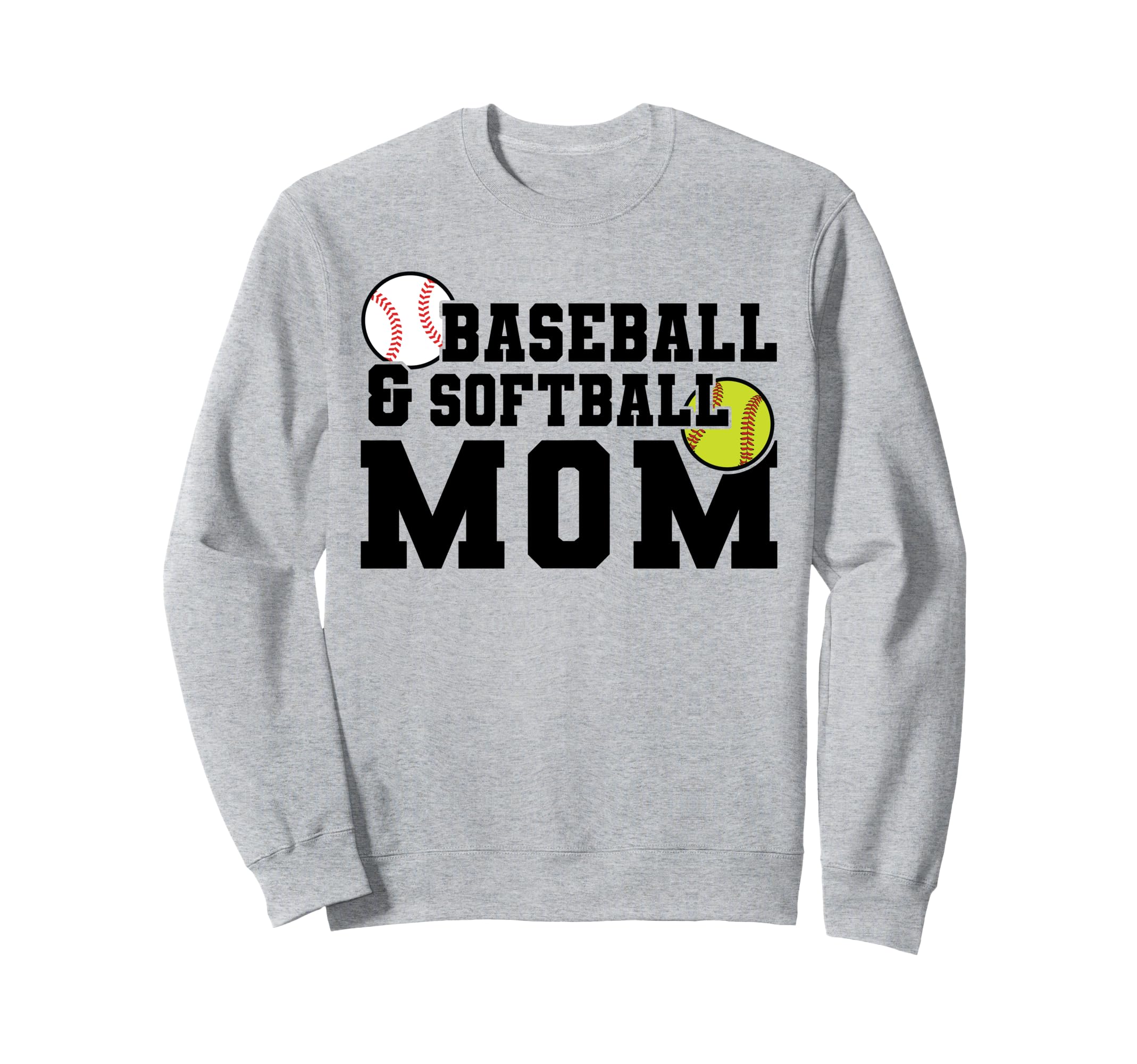 Baseball Softball Mom Softball Sweatshirt - Aesthetic Graphic Unisex - T-Shirt, Sweatshirt, Hoodie