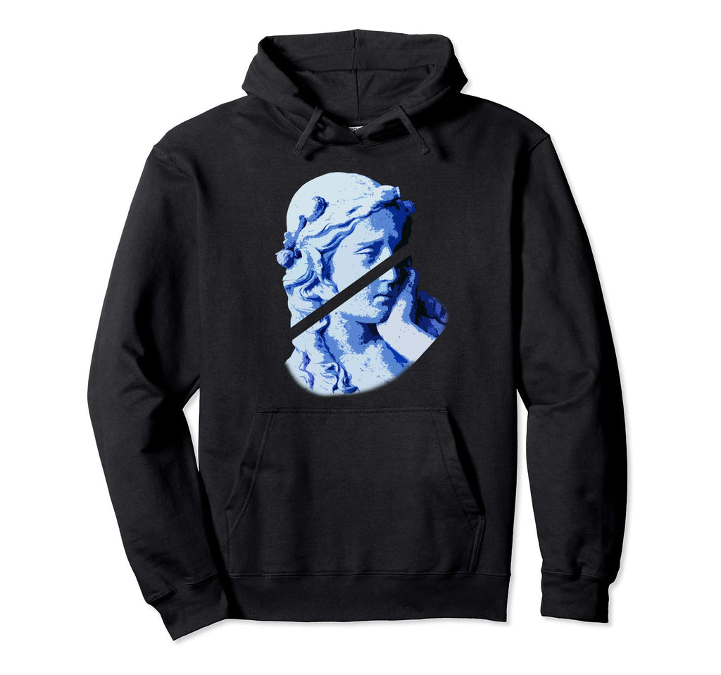 Aesthetic Vaporwave Feminine Greek Hoodie - Novelty Apparel for Adults - T-Shirt, Sweatshirt, Hoodie