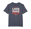 Loud And Proud Baseball Dad Fan T-Shirt - Casual Everyday Wear for Adults - T-Shirt, Sweatshirt, Hoodie