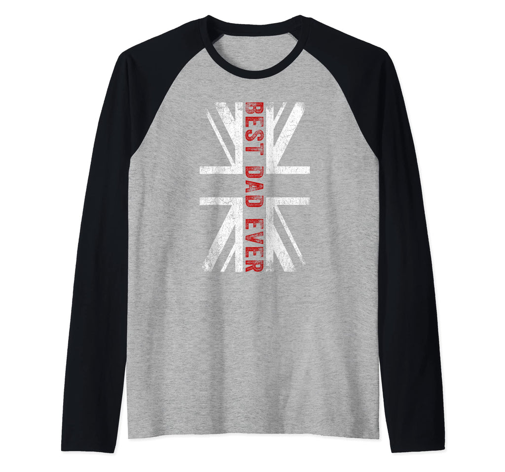 Best Dad Ever Uk Great Britain Union Hoodie - Trendy Graphic for Adults - T-Shirt, Sweatshirt, Hoodie