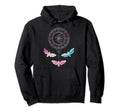 Boho Celestial Body Moon Insect Moth Hoodie - Trendy Graphic for Adults - T-Shirt, Sweatshirt, Hoodie
