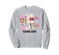 Game Day Baseball Softball Heart Love Sweatshirt - Custom Art Print Unisex - T-Shirt, Sweatshirt, Hoodie