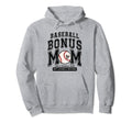 Baseball Bonus Mom Proud Love Baseball Hoodie - Unique Graphic for Adults - T-Shirt, Sweatshirt, Hoodie