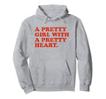 Pretty Pretty Heart Y2K Aesthetic Hoodie - Custom Art Print for Adults - T-Shirt, Sweatshirt, Hoodie