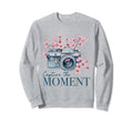 Photographer Capture Moment Camera Sweatshirt - Custom Art Print Unisex - T-Shirt, Sweatshirt, Hoodie