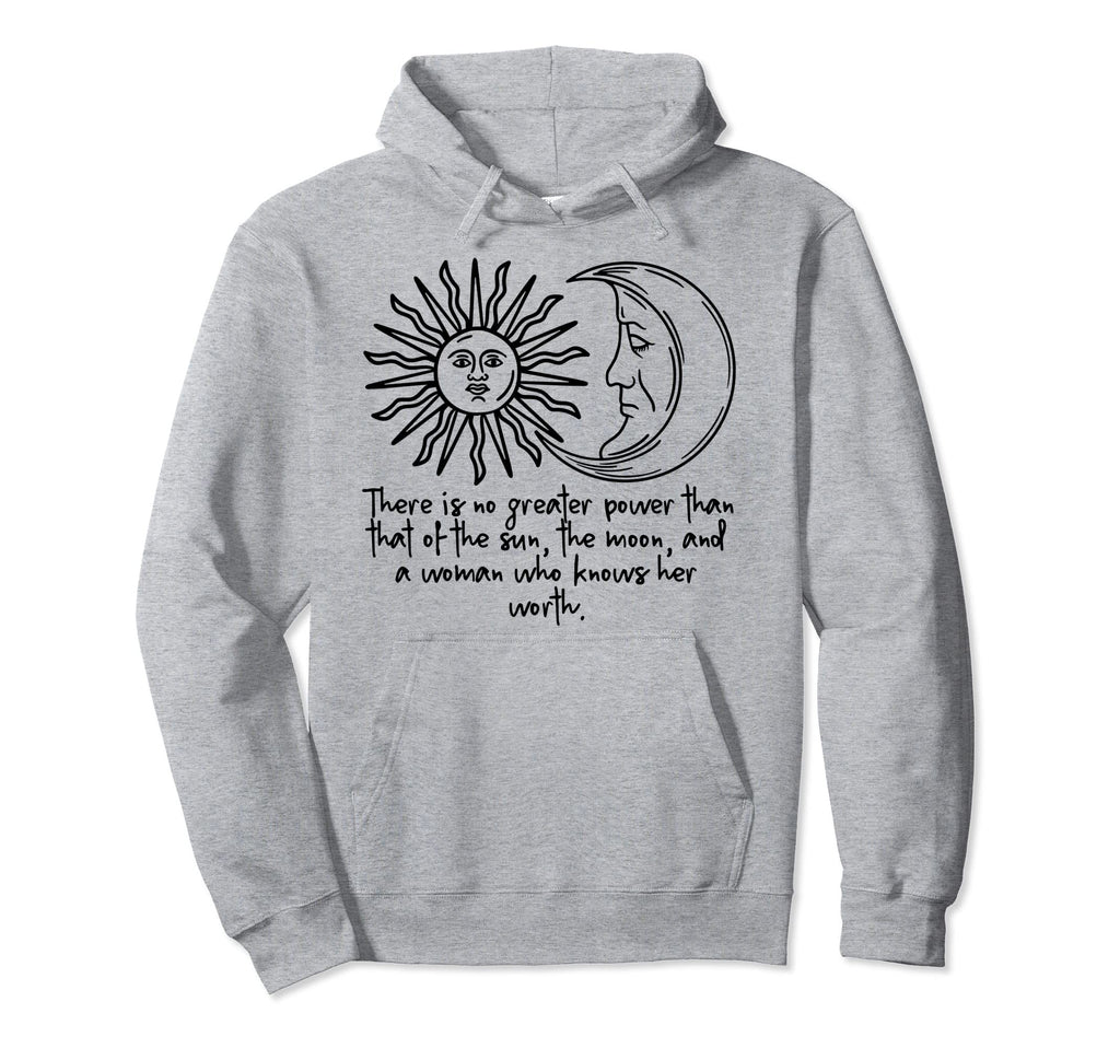Hippie Moon Sun Empowered Gifts Hoodie - Graphic Print for Adults - T-Shirt, Sweatshirt, Hoodie