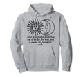 Hippie Moon Sun Empowered Gifts Hoodie - Graphic Print for Adults - T-Shirt, Sweatshirt, Hoodie