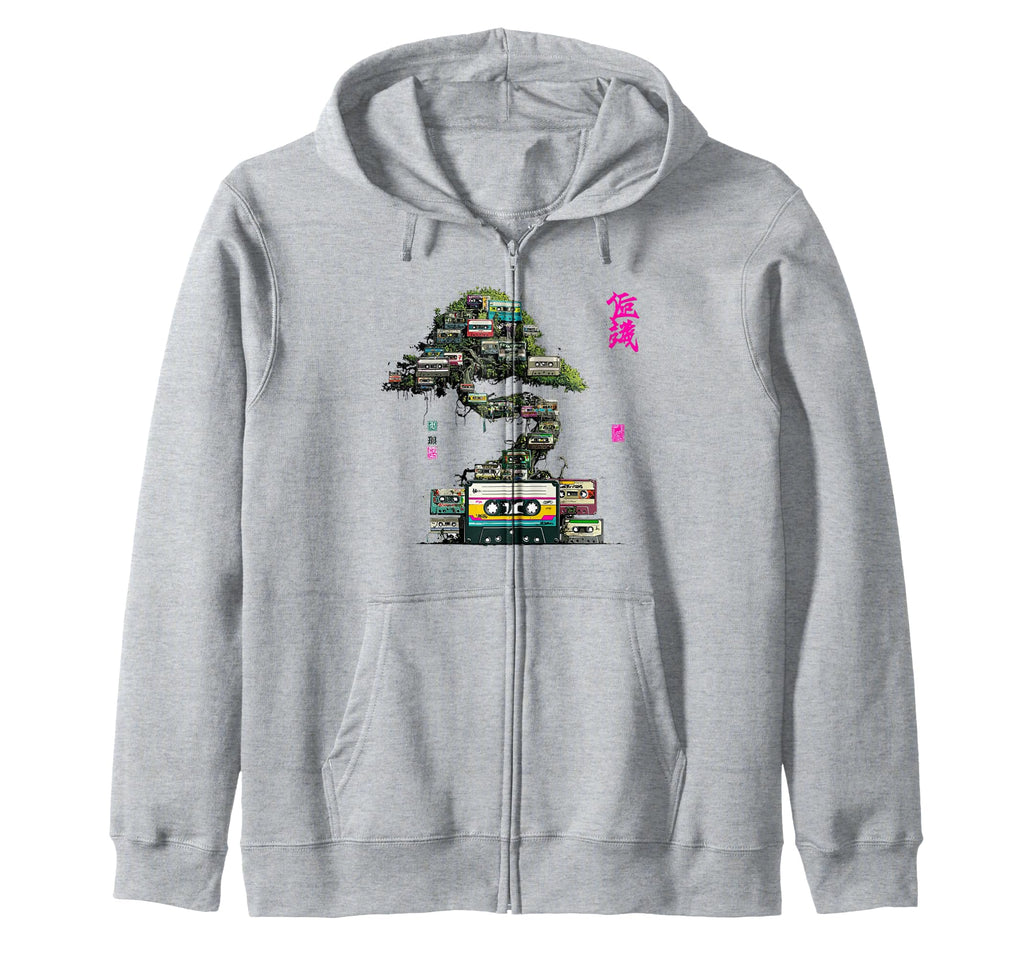 Cassette Tape Mixtapes Art Hoodie - Minimalist Print for Adults - T-Shirt, Sweatshirt, Hoodie