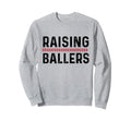 Mom Baseball Players Raising Sweatshirt - Minimalist Print for Adults - T-Shirt, Sweatshirt, Hoodie