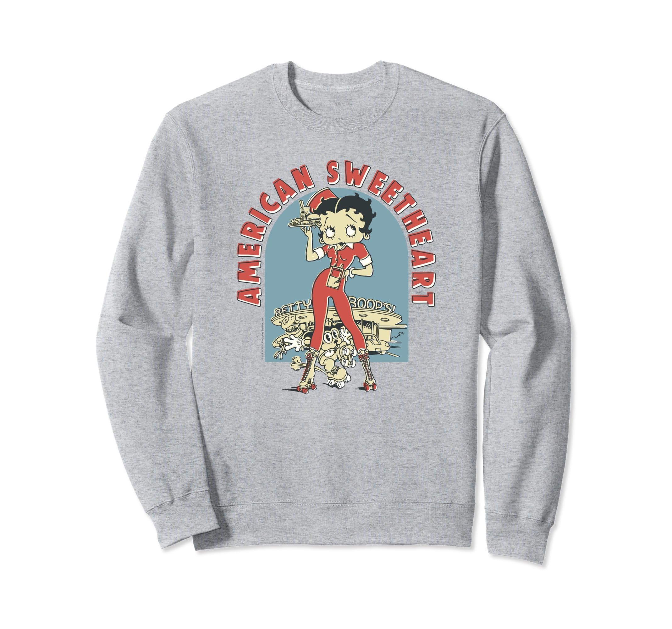 Betty Boop Bimbo American Sweatshirt - Minimalist Print for Adults - T-Shirt, Sweatshirt, Hoodie