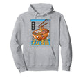 Happy Ramen Bowl Digital Japan Otaku Hoodie - Custom Art Print Unisex - T-Shirt, Sweatshirt, Hoodie