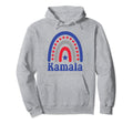 Kamala President Red Blue Boho Hoodie - Aesthetic Graphic Men Women - T-Shirt, Sweatshirt, Hoodie
