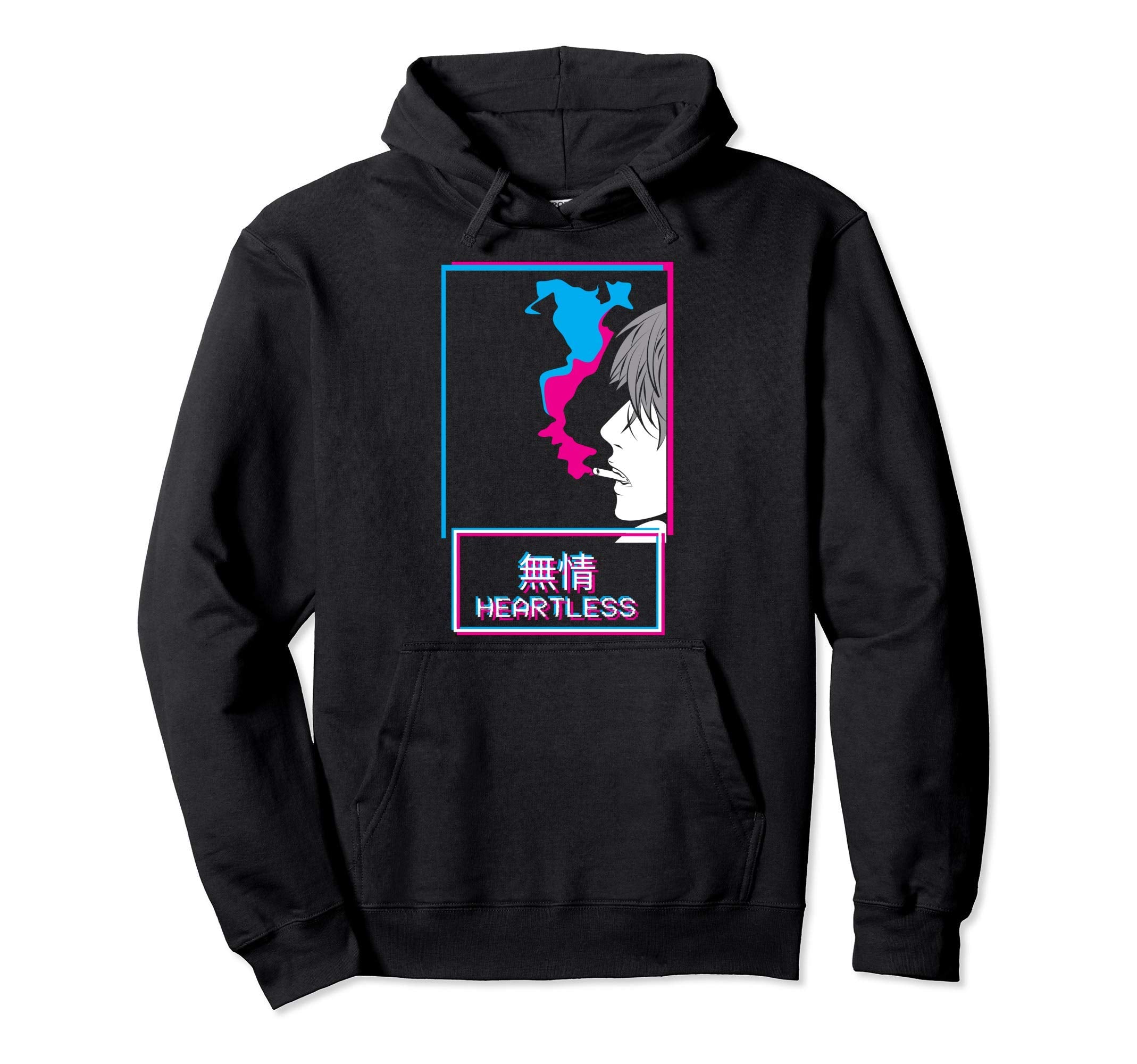 Heartless Anti Social Anime Japanese Hoodie - Casual Everyday Wear Unisex - T-Shirt, Sweatshirt, Hoodie