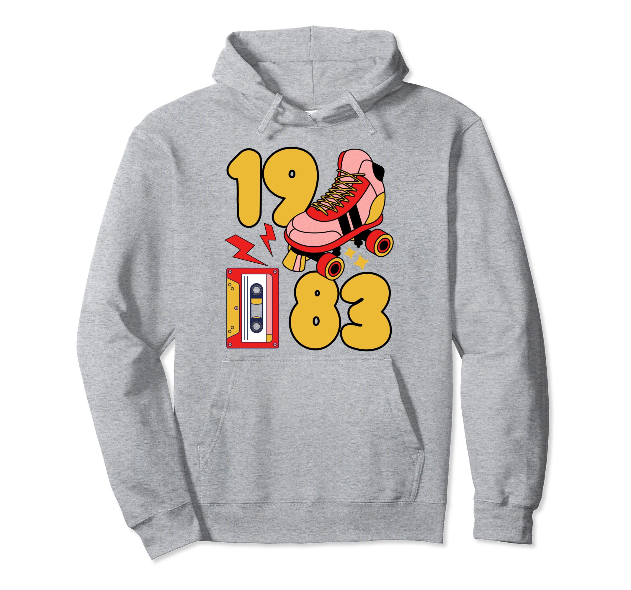 Old School 80S Vibes 1983 Hip Hop Hoodie - Custom Art Print Men Women - T-Shirt, Sweatshirt, Hoodie